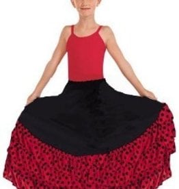 Eurotard Eurotard Flamenco Skirt w/ Dotted Ruffle - Child