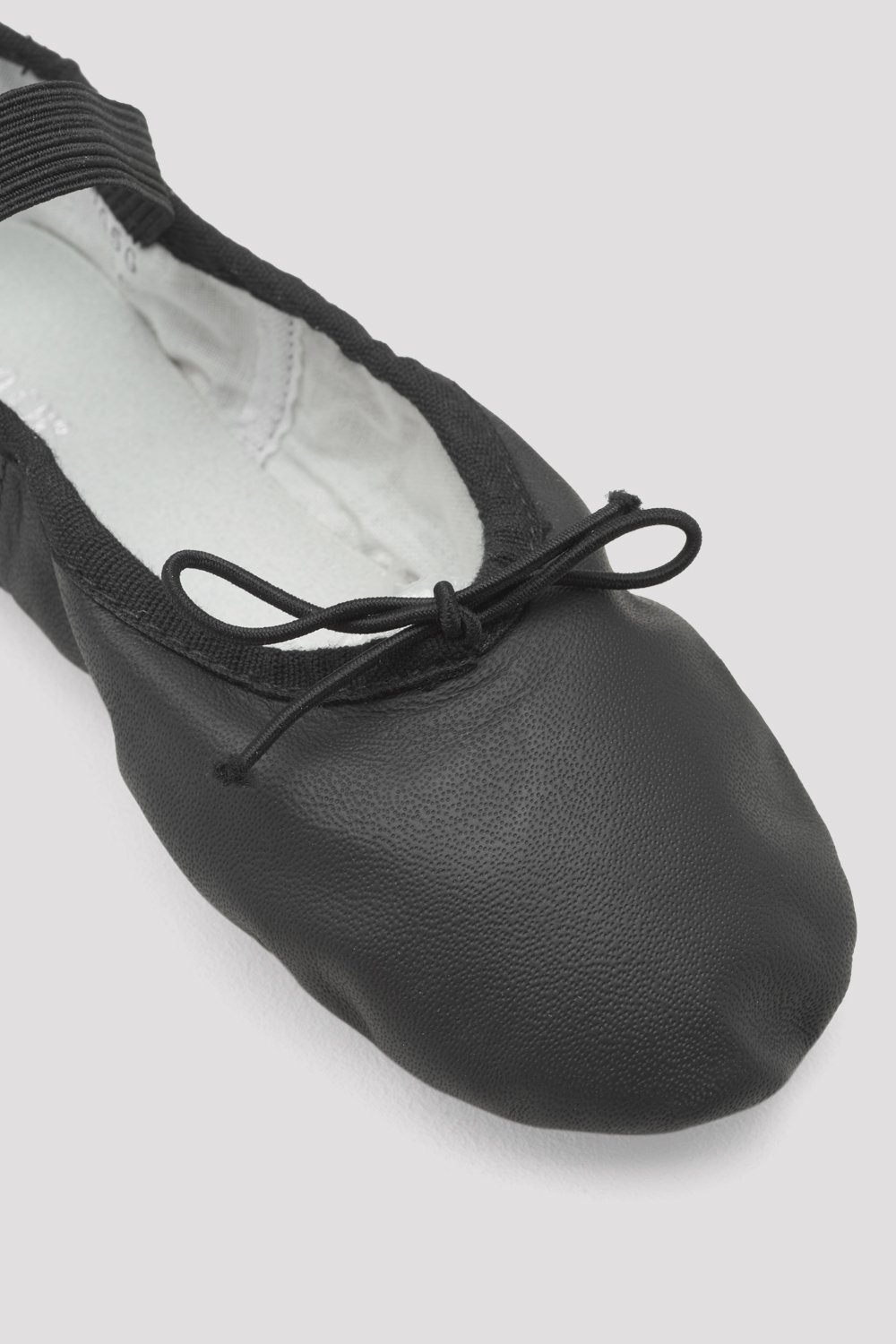 Bloch/Mirella Bloch Black Leather Full Sole Ballet Slippers - Child