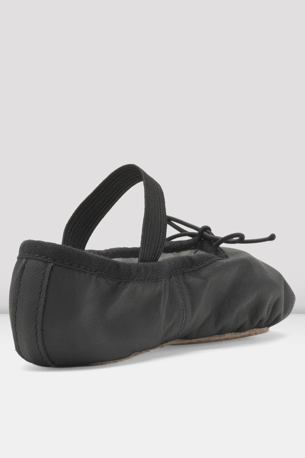 Bloch/Mirella Bloch Black Leather Full Sole Ballet Slippers - Child