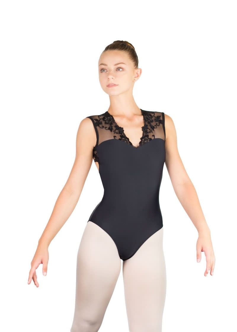 Child Black Lace Leotard