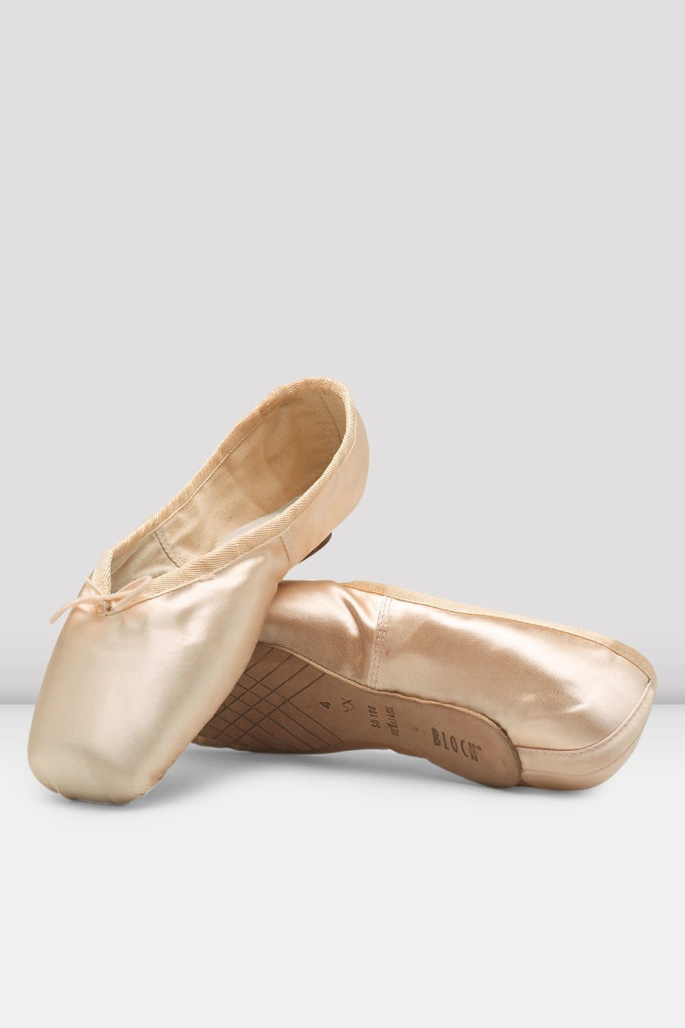 Bloch Pointe Shoes 3/4 shank Synergy S0101L w/Stretch ribbon & Elastic  new/box