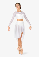 Bodywrappers Asymmetrical Dance Skirt - NL9110