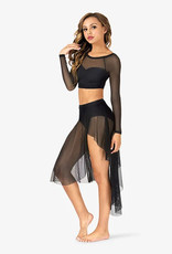 Bodywrappers Asymmetrical Dance Skirt - NL9110