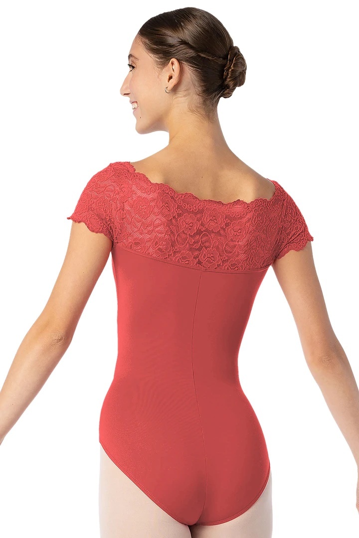 So'Danca Cap Sleeve Lace Leotard (Child) - SL17