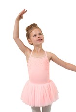 Bloch/Mirella Flower Mesh Back Tutu Leotard - CL4687