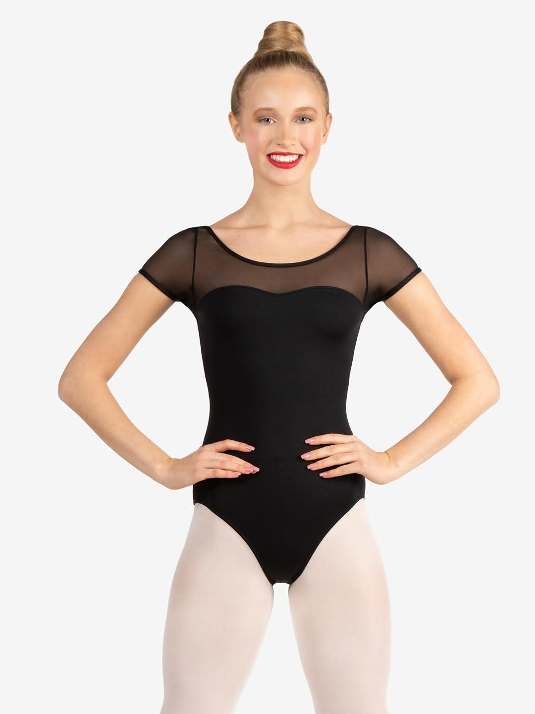 Capezio Mesh Yolk SS - SE1039W