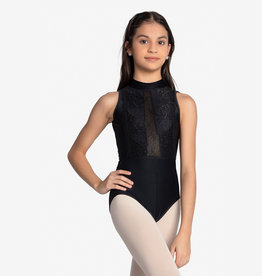 Girls High Neck Leotard Lucy - LULLI