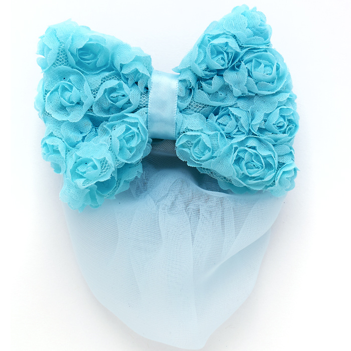 DASHA Rosette Bow with Snood - 4066