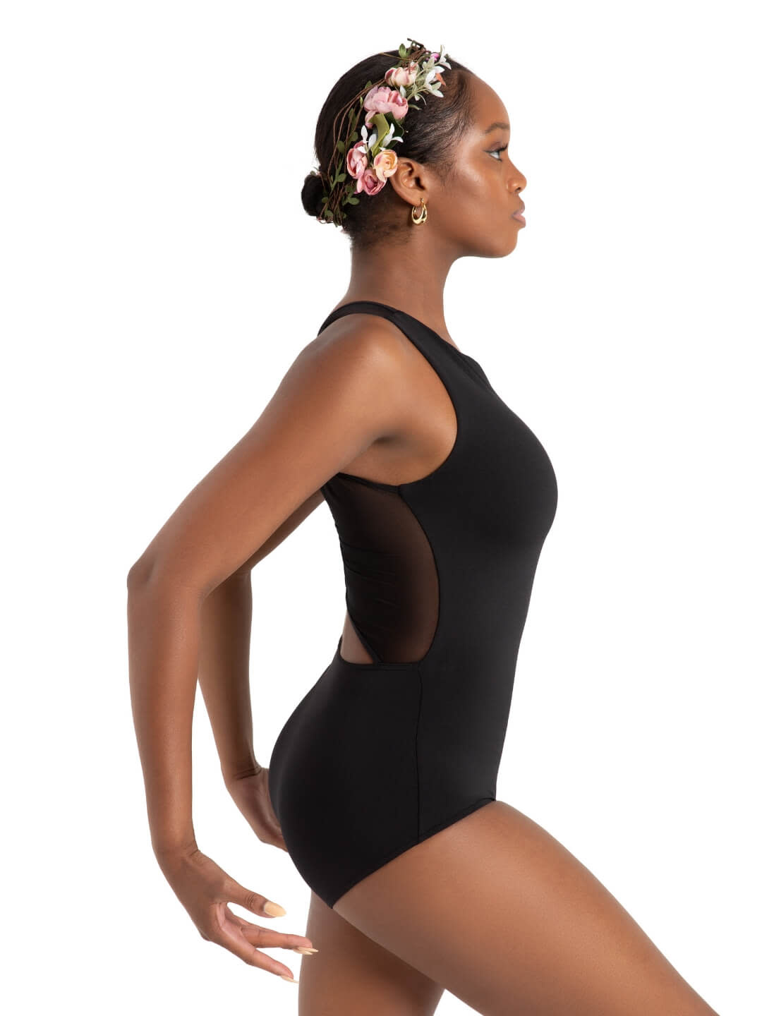 Capezio Wildflower Marigold Mesh Back Leotard