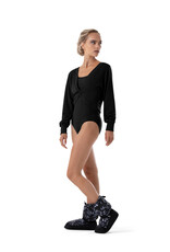 Bloch/Mirella Bloch Floral Print Warm Up Booties - IM009BP