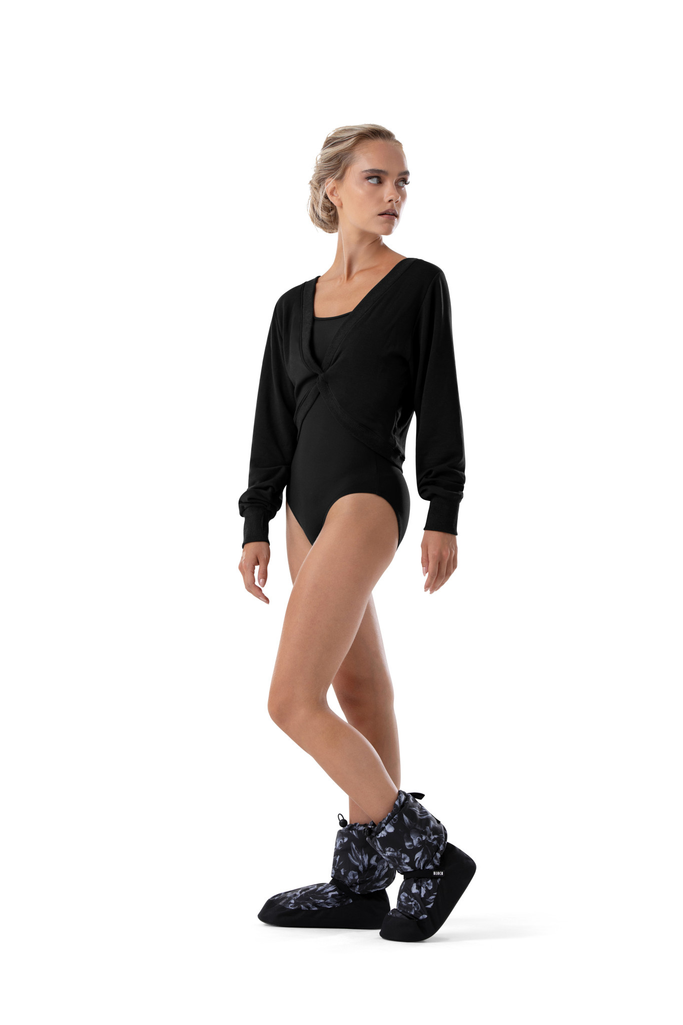 Bloch/Mirella Bloch Floral Print Warm Up Booties - IM009BP