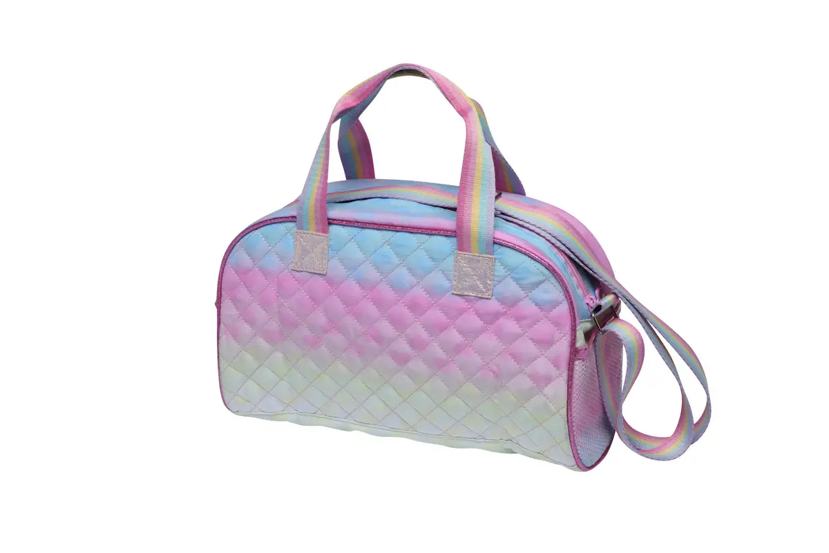 Danshūz B24501 Hearts Rainbow Duffle
