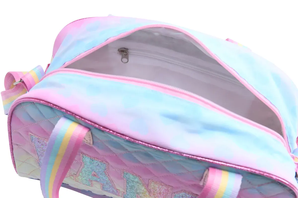 Danshūz B24501 Hearts Rainbow Duffle