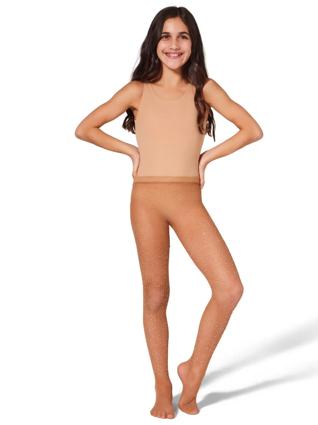 Capezio 3505C All-Over Rhinestone Tight