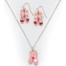 DASHA 5502 3D Shoe Necklace/Earring Set
