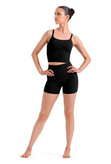 Bloch/Mirella Bloch Violet Cross Back Crop Top - Z30031