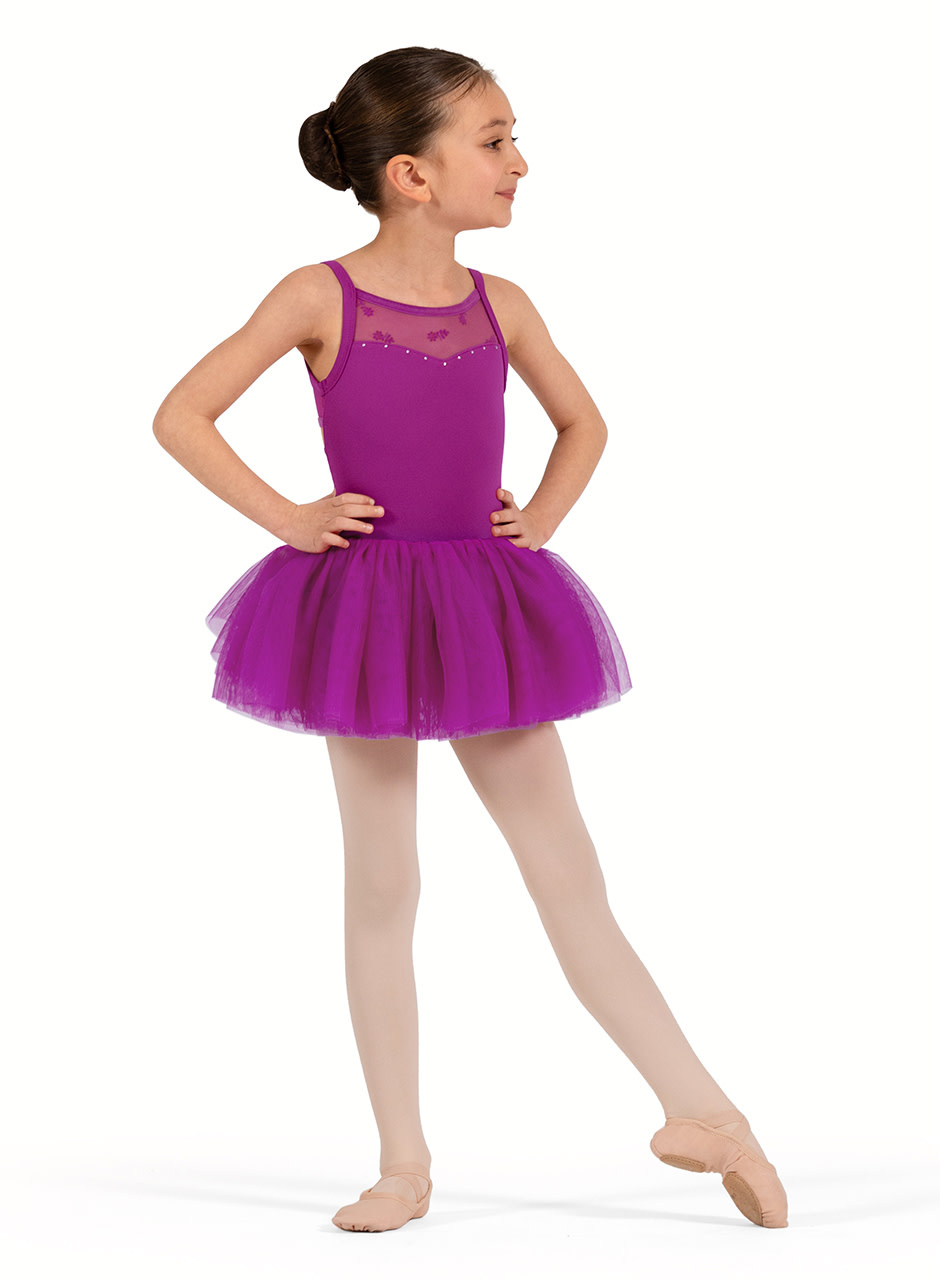Bloch/Mirella Bloch Girls Gianna Floral Camisole Tutu Dress - CL70015