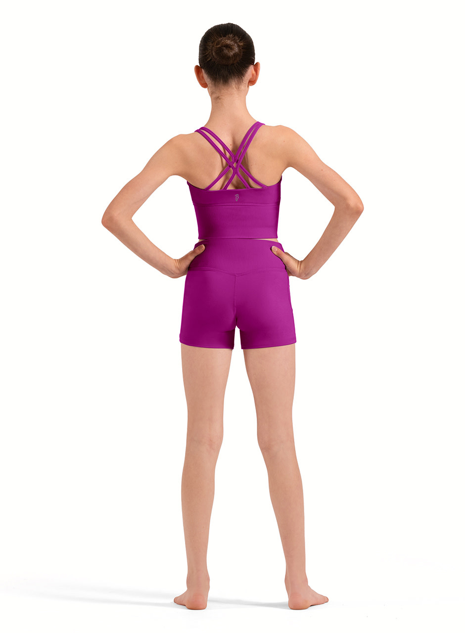 Bloch/Mirella Bloch Girls Isla Rib Camisole Crop Top - CZ30036
