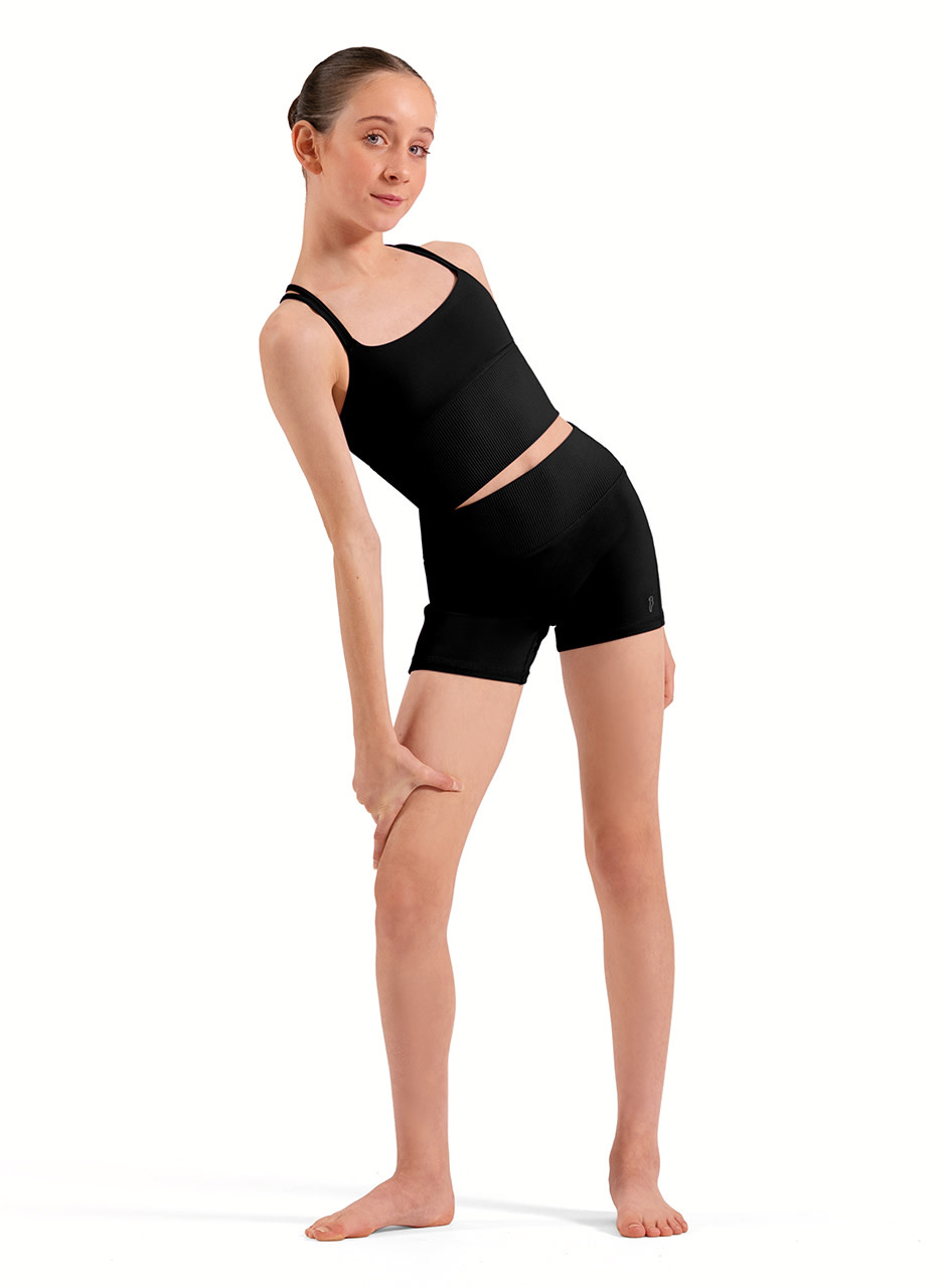 Bloch/Mirella Bloch Girls Isla Rib Camisole Crop Top - CZ30036