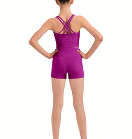 Bloch/Mirella Bloch Girls Layla Rib High Waist Short - CR90015
