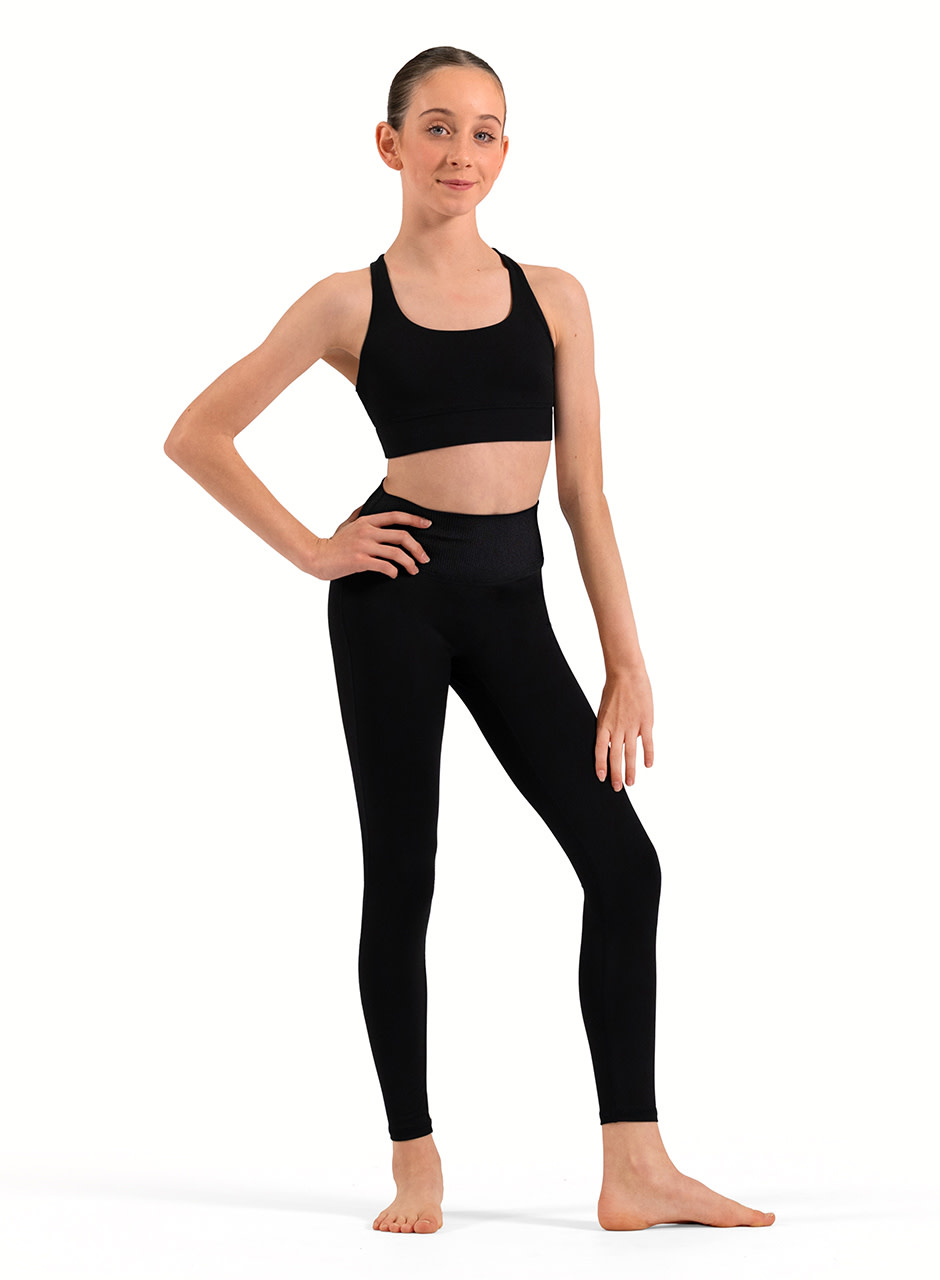 Bloch/Mirella Bloch Girls Ivy Cross Back Bra Top - CZ30037