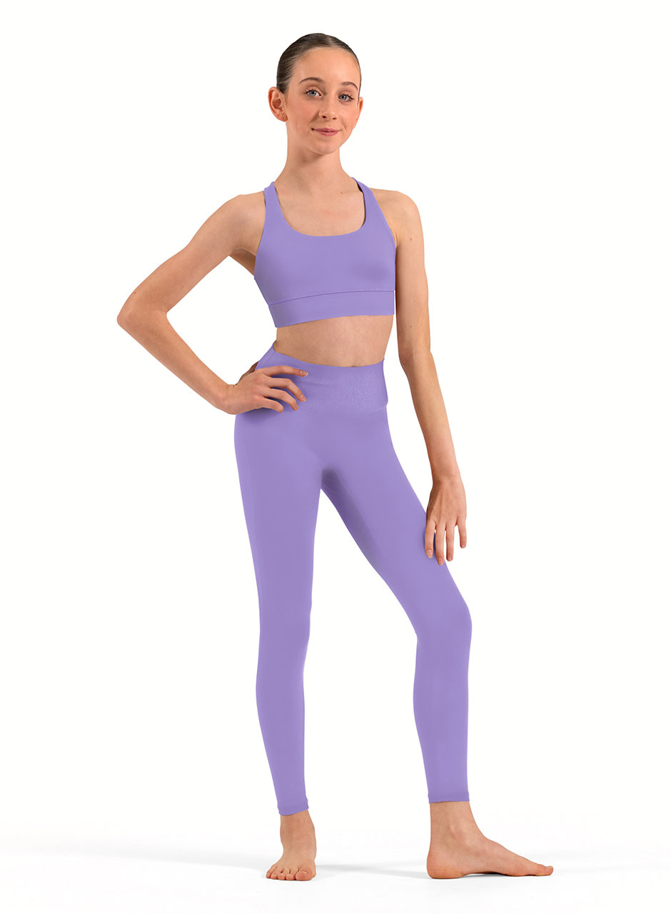 Bloch/Mirella Bloch Girls Lainey Rib High Waist Legging - CP80009
