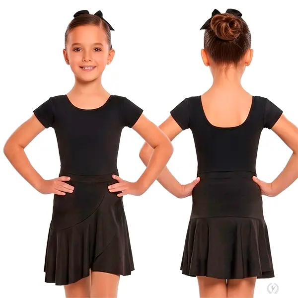 Eurotard 13668c Girls Latin Skirt