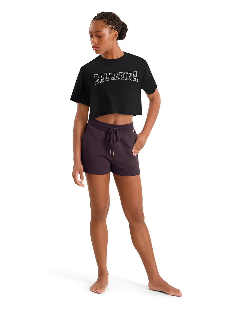 Bloch/Mirella Mirella Adagio Ballerina Print Crop Top - M30018L