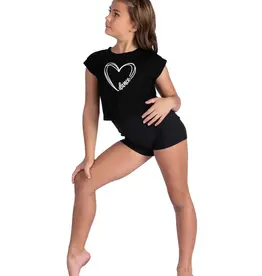 Danshūz Kids Scribble Heart T-Shirt