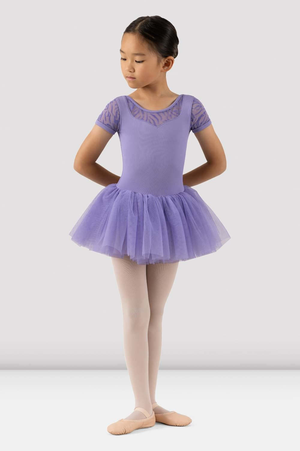 Bloch/Mirella Bloch Girls Holly Short Sleeve Tutu Dress - CL3332