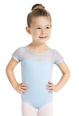 Capezio Capezio Girls' Mesh Yoke Short Sleeve Leotard - SE1039C