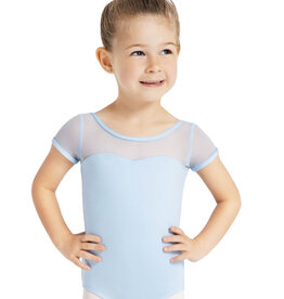 Capezio Capezio Girls' Mesh Yoke Short Sleeve Leotard - SE1039C