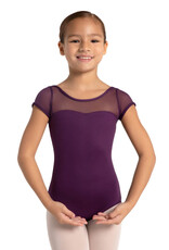 Capezio Capezio Girls' Mesh Yoke Short Sleeve Leotard - SE1039C