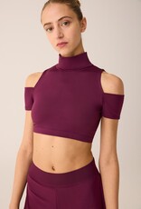PRIDANCE Pridance Top Contemporanea Cold Shoulder Crop Top - 294