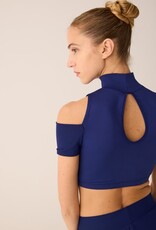 PRIDANCE Pridance Top Contemporanea Cold Shoulder Crop Top - 294