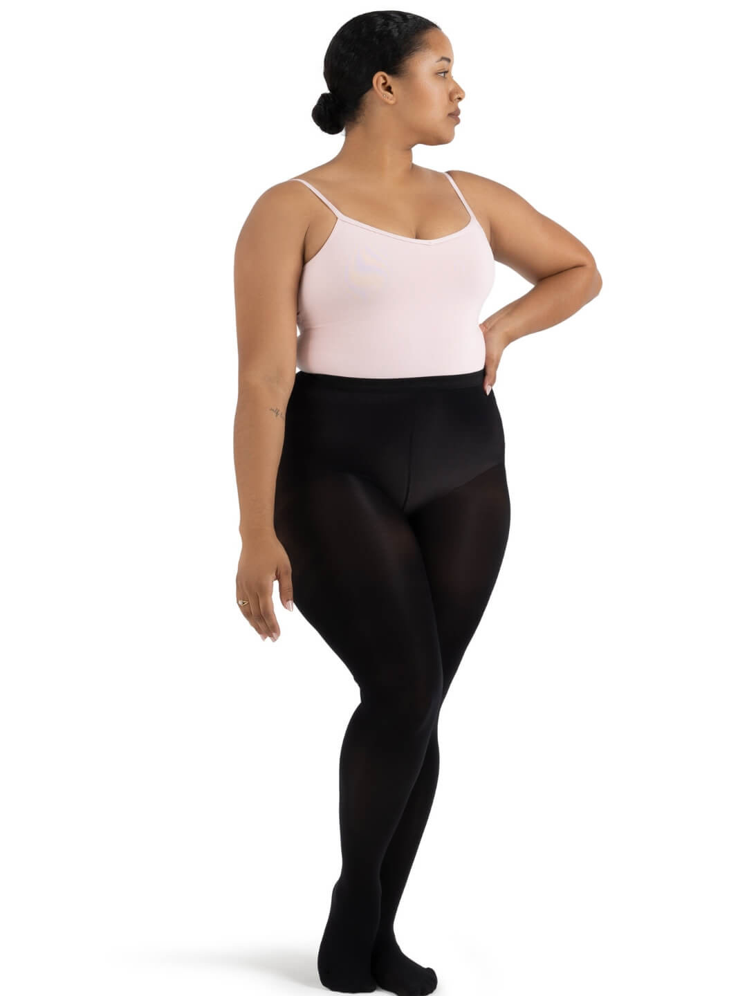 Capezio Capezio Ultra Hold Plus Size Footed Tight - N1862