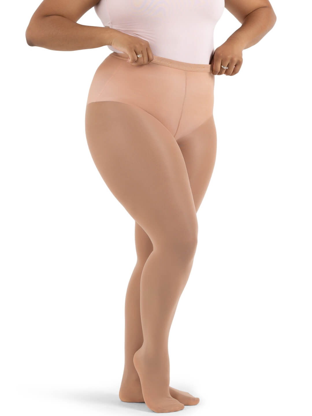 Capezio Capezio Ultra Hold Plus Size Footed Tight - N1862