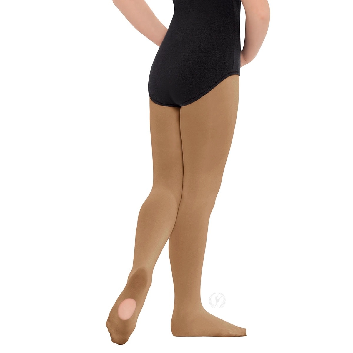 Eurotard Eurotard Girls TRUE NON-RUN Microfiber Convertible Tights - 210c