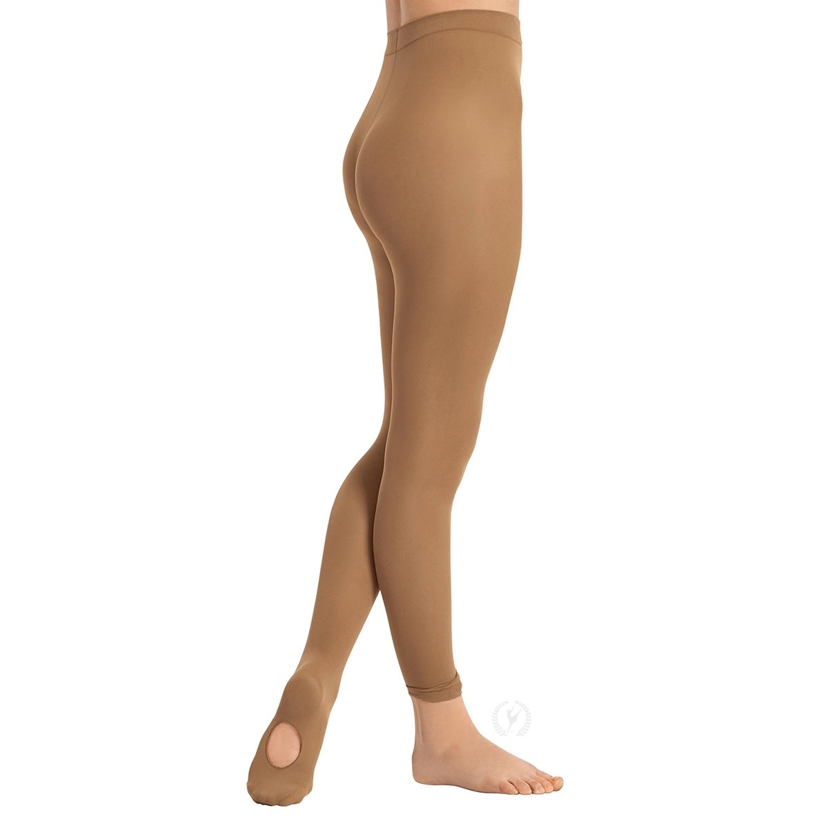 Eurotard Eurotard Womens TRUE NON-RUN Microfiber Convertible Tights - 210