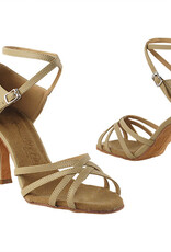 Very Fine Dance Shoes Very Fine Dance Shoes Salsera Beige Brown 2.5" Heel - SERA1606