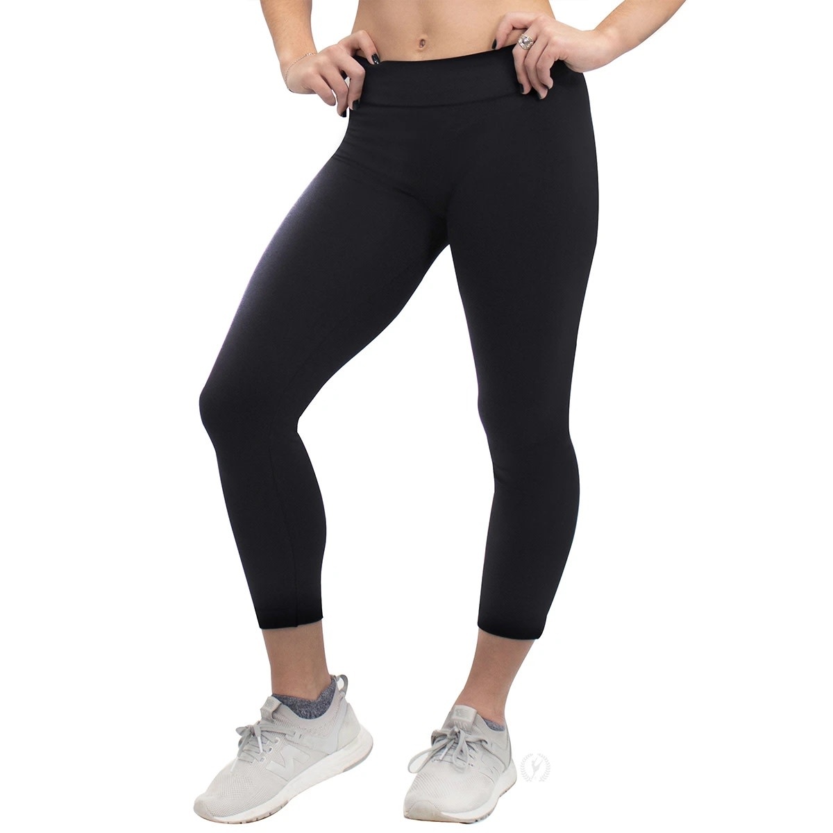 Eurotard Eurotard Unisex Seamless Microfiber Capri Leggings - 34945