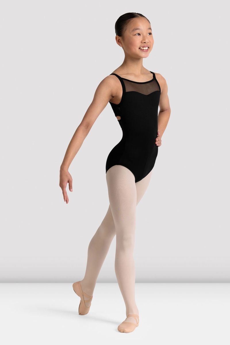 Bloch/Mirella Bloch Girls Jazz Floral Cross Back Leotard - CL70004