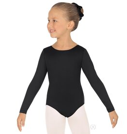 Eurotard Eurotard Girls Microfiber Long Sleeve Leotard - 44265C