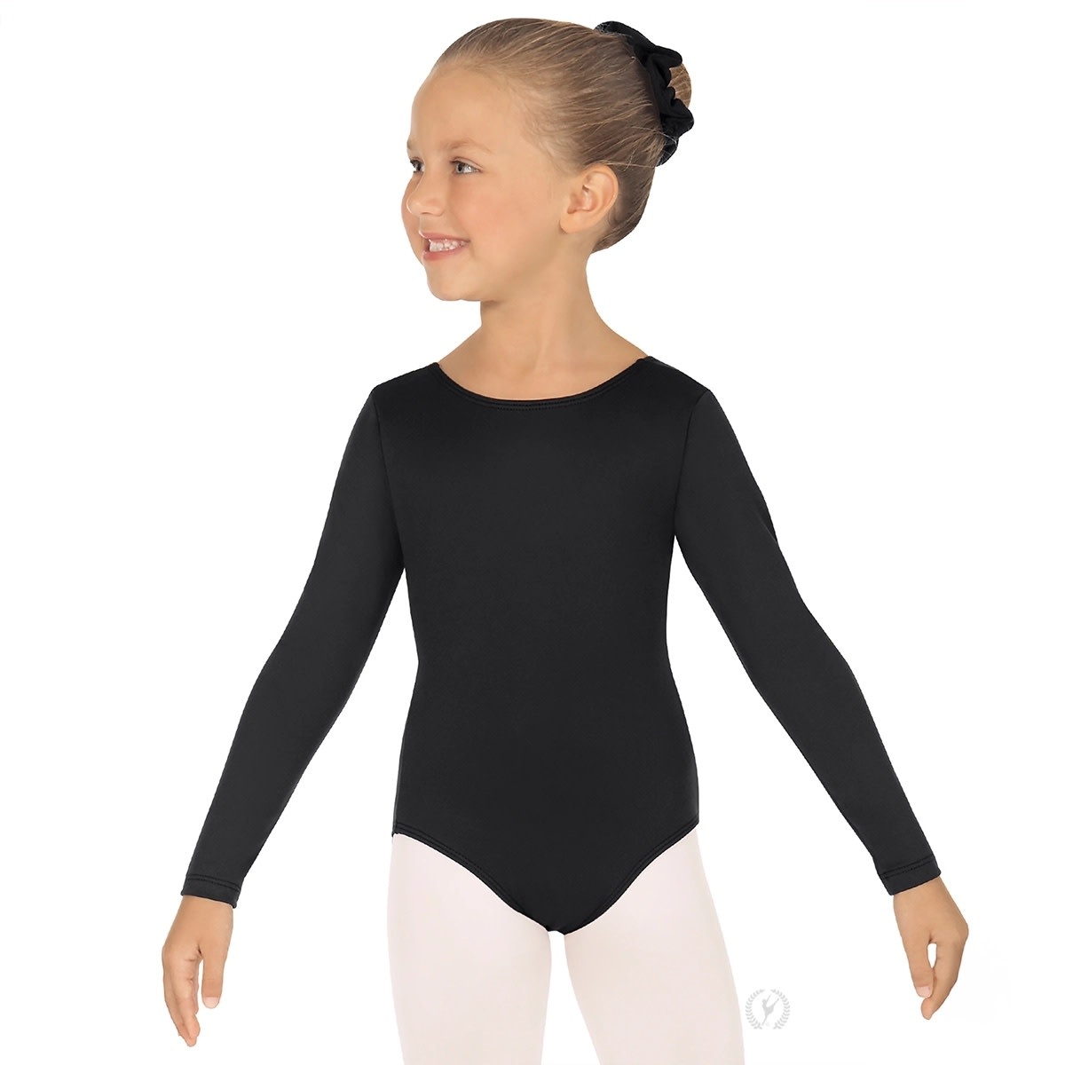 Eurotard Eurotard Girls Microfiber Long Sleeve Leotard - 44265C