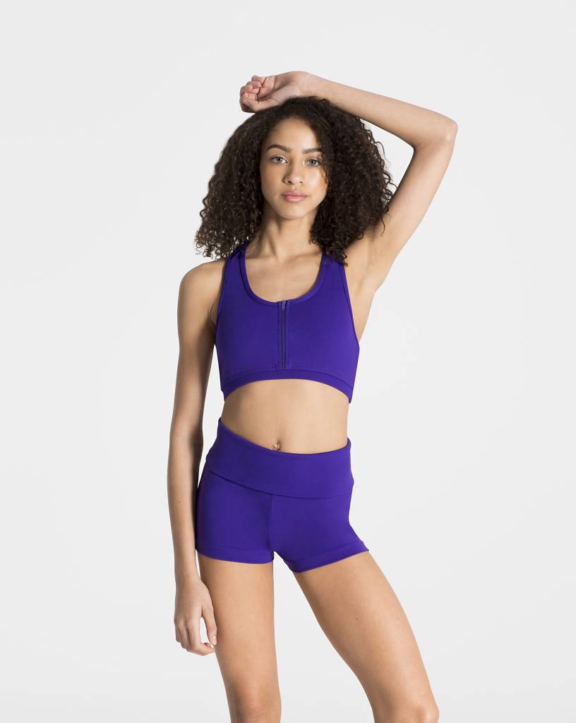 Capezio Team Basic Fold-Over Dance Shorts - TB242C Girls