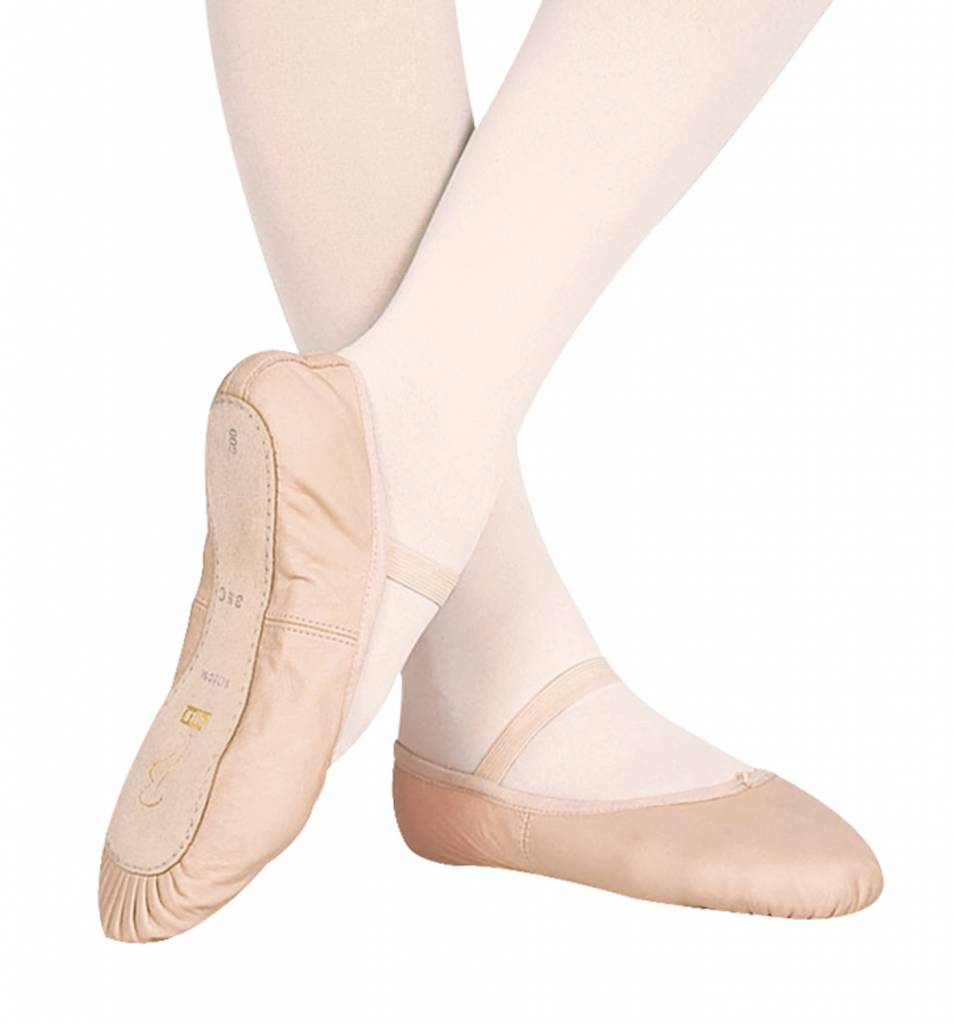 leather ballet slippers