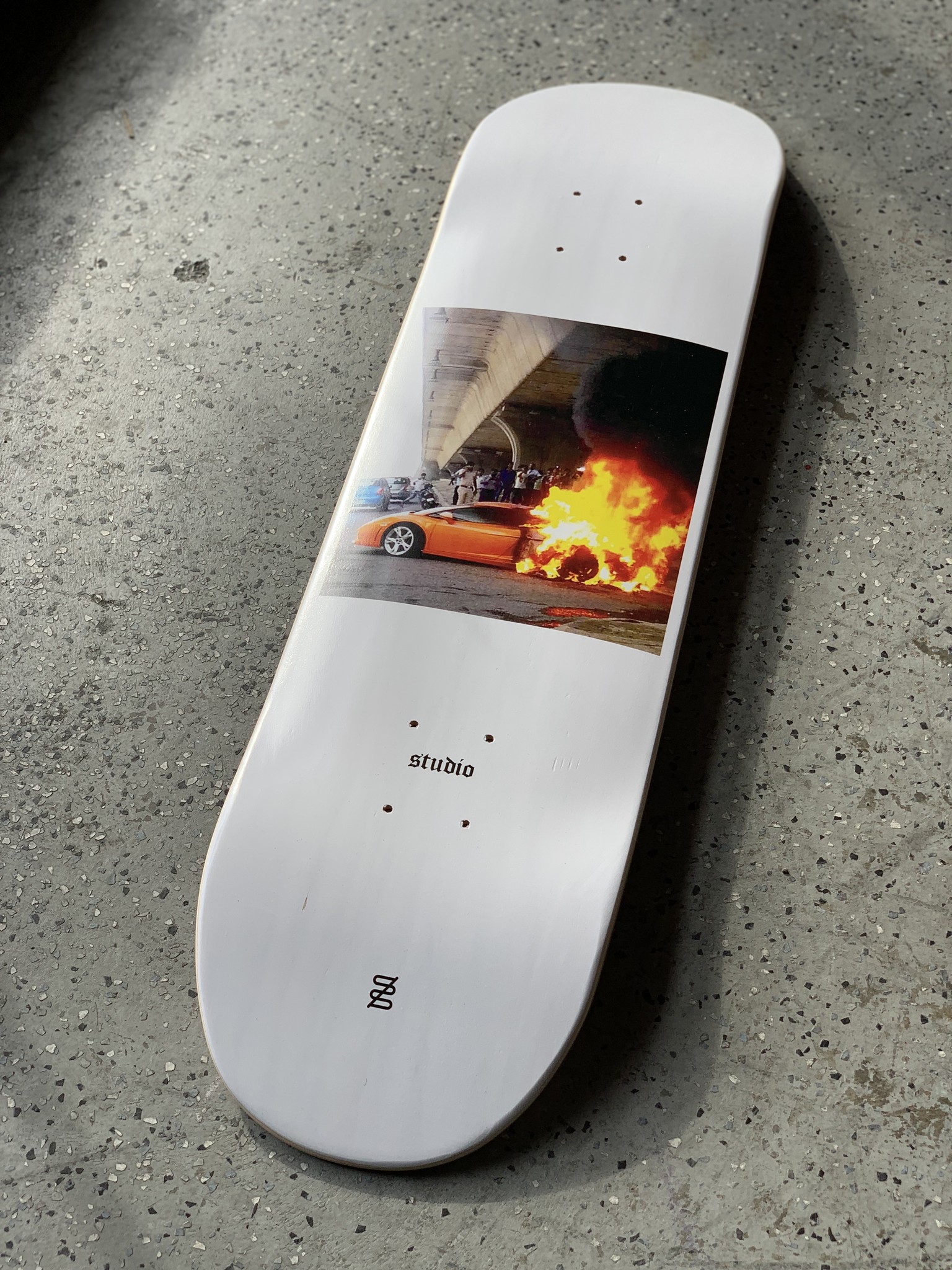 lamborghini skateboard deck