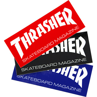 thrasher thrasher skate mag large 10inch sticker
