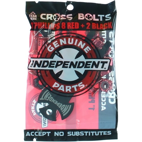 independent independent phillips 1in red black hardware with tool