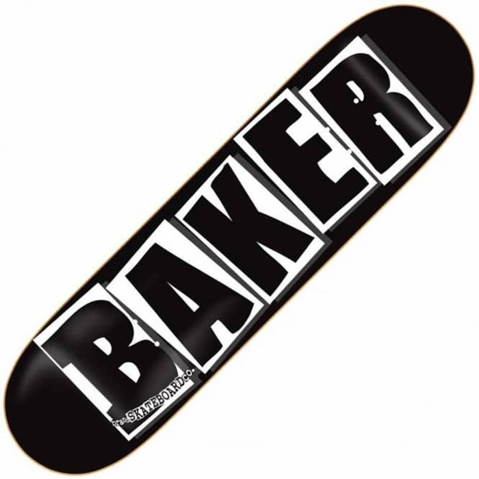 baker baker brand logo black white 8.25 deck